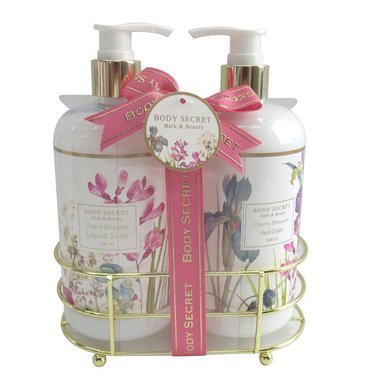SET BODY SECRET BATH SET DUO FRESH ROSE - 1