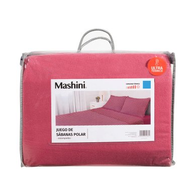 JUEGO DE SÁBANAS MASHINI MAULE 2 PLAZAS POLAR ESTAMPADO - 5