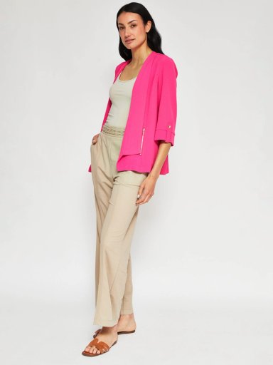 BLAZER MUJER CACHAREL MANGA 3/4 TEXTURADO - 4