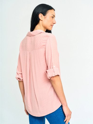 BLUSA MUJER AZIZ MANGA 3/4 ESTAMPADA - 2