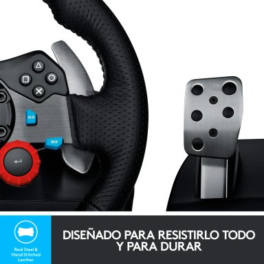 VOLANTE DE CARRERAS PLAYSTATION Y PC G29 + PALANCA + PEDALES LOGITECH - 9