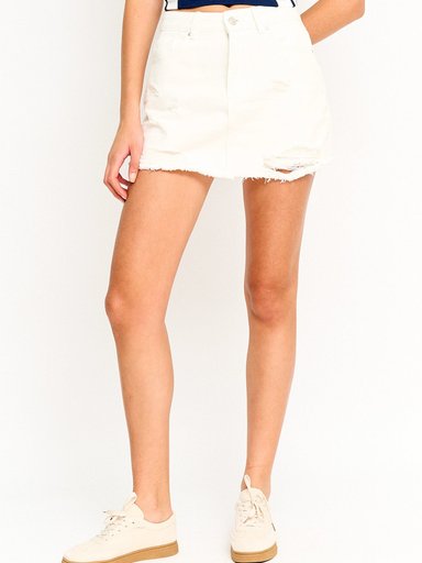 FALDA SHORT MUJER INDEX ALGODÓN ROTURAS - 2