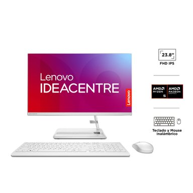ALL IN ONE LENOVO IDEACENTRE AIO 3 AMD RYZEN 5 8GB RAM 512GB SSD 23.8 - 2