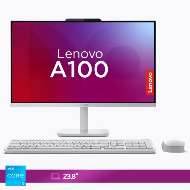 ALL IN ONE LENOVO IDEACENTRE A100 INTEL CORE I3 8GB RAM 512GB SSD 23.8 - 1