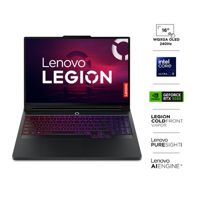 NOTEBOOK LENOVO LEGION PRO 7 GEN 10 INTEL CORE ULTRA 9 32GB RAM 1TB SSD NVIDIA RTX 5080 16” - 2