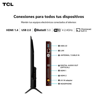 SMART TV TLC TCL QLED FHD 43” S5K - 10