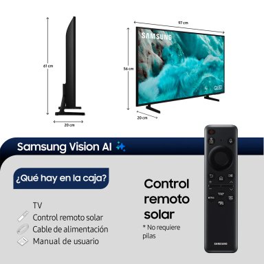 SMART TV SAMSUNG QLED 4K UHD 43 Q7FA VISION AI - 3