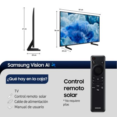 SMART TV SAMSUNG QLED 4K UHD 43" Q8F VISION AI - 3