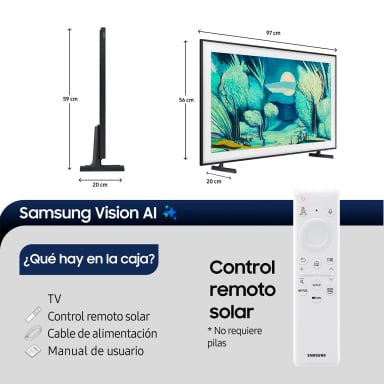SMART TV SAMSUNG QLED 4K UHD 43 THE FRAME LS03F ART MODE VISION AI - 3