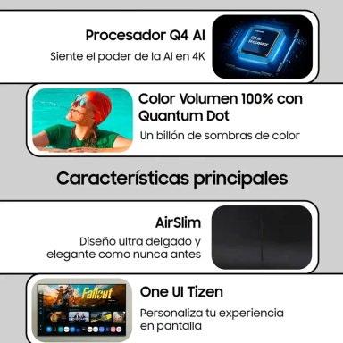 SMART TV SAMSUNG QLED 4K UHD 50 Q8F VISION AI - 4