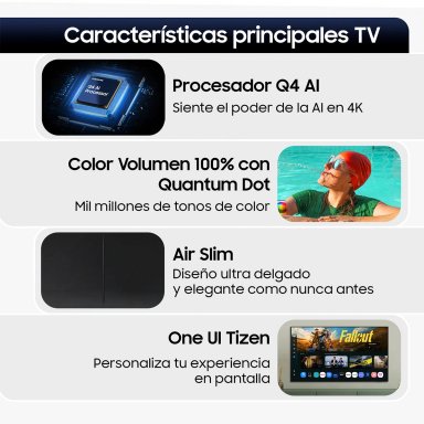 SMART TV SAMSUNG QLED 4K UHD 65” Q8F VISION AI - 4