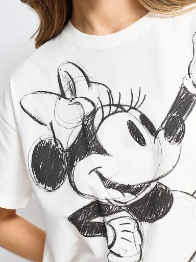 POLERA MUJER INDEX ALGODÓN MANGA CORTA MINNIE - 3