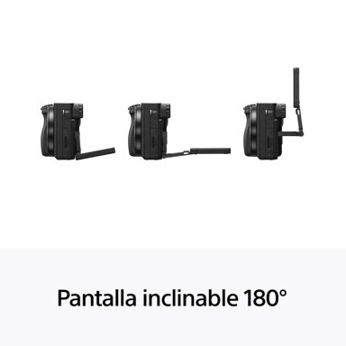 CÁMARA DIGITAL MIRRORLESS SONY APS-C ILCE-6400K A6400 CINEMA 4K 24.2 MP + LENTE SELP16502 - 13
