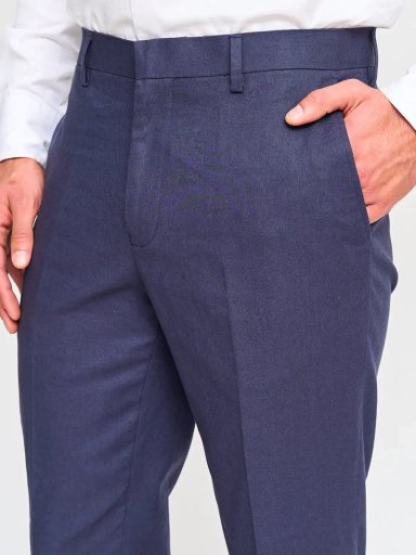 PANTALÓN HOMBRE CACHAREL LINO FORMAL - 3