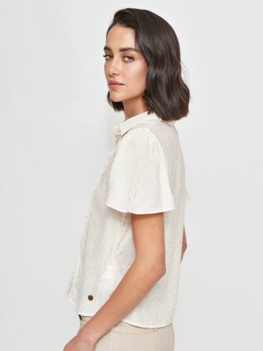 BLUSA MUJER REGATTA CUELLO CAMISERO MANGA CORTA - 2
