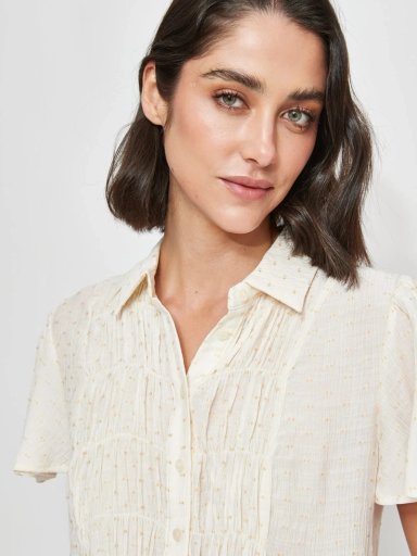 BLUSA MUJER REGATTA CUELLO CAMISERO MANGA CORTA - 3