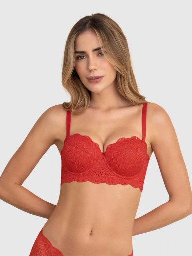 SOSTÉN LEONISA BALCONET REALCE ALTO MÁXIMO CUBRIMIENTO DE ESPALDA SPECIAL FIT - 1