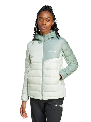 CHAQUETA MUJER ADIDAS JD8411 VERDE MANGA LARGA TERREX MULTI LIGHT DOWN - 1