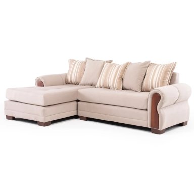 SECCIONAL IZQUIERDO LIVING FACTORY ARIZONA 4 CUERPOS BEIGE - 1