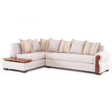 SECCIONAL IZQUIERDO LIVING FACTORY DAKOTA 6 CUERPOS BEIGE - 1