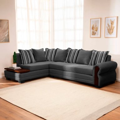 SECCIONAL IZQUIERDO LIVING FACTORY DAKOTA 6 CUERPOS GRIS - 8