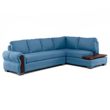 SECCIONAL DERECHO LIVING FACTORY MICHIGAN 6 CUERPOS AZUL - 1