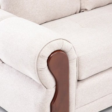 SECCIONAL DERECHO LIVING FACTORY MICHIGAN 6 CUERPOS BEIGE - 6