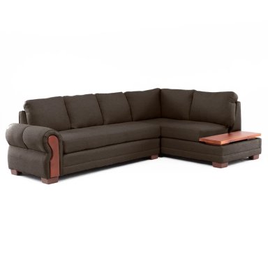 SECCIONAL DERECHO LIVING FACTORY MICHIGAN 6 CUERPOS CAFÉ - 1