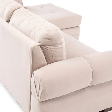 SECCIONAL DERECHO LIVING FACTORY OREGON 4 CUERPOS BEIGE - 6