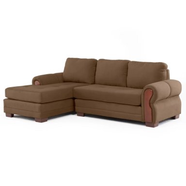 SECCIONAL IZQUIERDO LIVING FACTORY OREGON 4 CUERPOS CHOCOLATE - 1