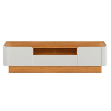 RACK TV DECOCASA R427 75" 2P 1C BEIGE - 1
