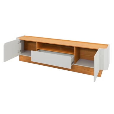 RACK TV DECOCASA R427 75" 2P 1C BEIGE - 2