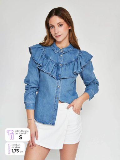 BLUSA MUJER ONLY ALGODÓN  - 1