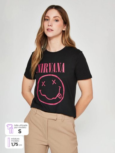 POLERA MUJER ONLY ALGODÓN  - 1