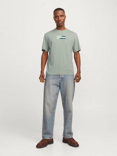 POLERA HOMBRE JACK & JONES ALGODÓN MANGA CORTA - 4