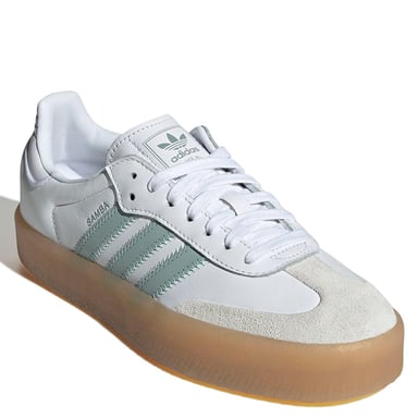 ZAPATILLAS MUJER ADIDAS ORIGINALS CASUALES BLANCO SAMBAE CUERO - 2