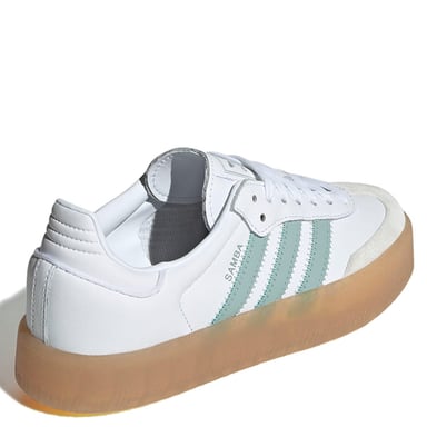ZAPATILLAS MUJER ADIDAS ORIGINALS CASUALES BLANCO SAMBAE CUERO - 4