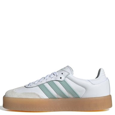 ZAPATILLAS MUJER ADIDAS ORIGINALS CASUALES BLANCO SAMBAE CUERO - 3