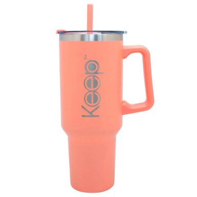 MUG TÉRMICO KEEP 40 OZ CORAL - 1