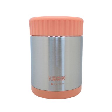 TERMO COMIDA KEEP COLOR 450 ML CORAL - 1