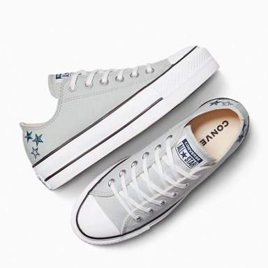 ZAPATILLAS MUJER CONVERSE URBANO GRIS CHUCK TAYLOR ALL STAR LIFT - 3