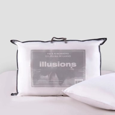 PACK 2 ALMOHADAS ILLUSIONS GANSO 50X70 CM - 4