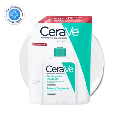 REFILL LIMPIADOR CERAVE ESPUMOSO 473 ML - 1