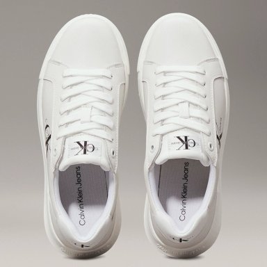 ZAPATILLAS MUJER CALVIN KLEIN CASUALES BLANCO YW0YW00823YBR - 4