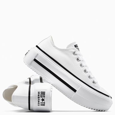 ZAPATILLAS MUJER CONVERSE URBANAS BLANCO CHUCK TAYLOR ALL STAR LIFT DOUBLE STACK - 5