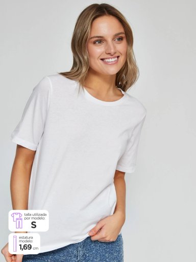 POLERA MUJER ONLY ALGODÓN  - 1