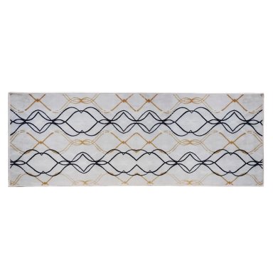 ALFOMBRA DE PASILLO IDETEX RAYAN TRADICIONAL 60 X 220 CM GRIS - 1