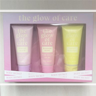 SET BODY SECRET THE GLOW OF CARE PASTEL - 1