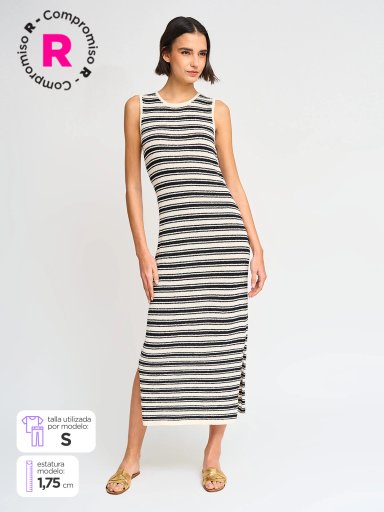 VESTIDO MUJER MARQUIS RAYADO - 1