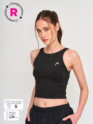 PETO MUJER HEAD SIN MANGAS - 1